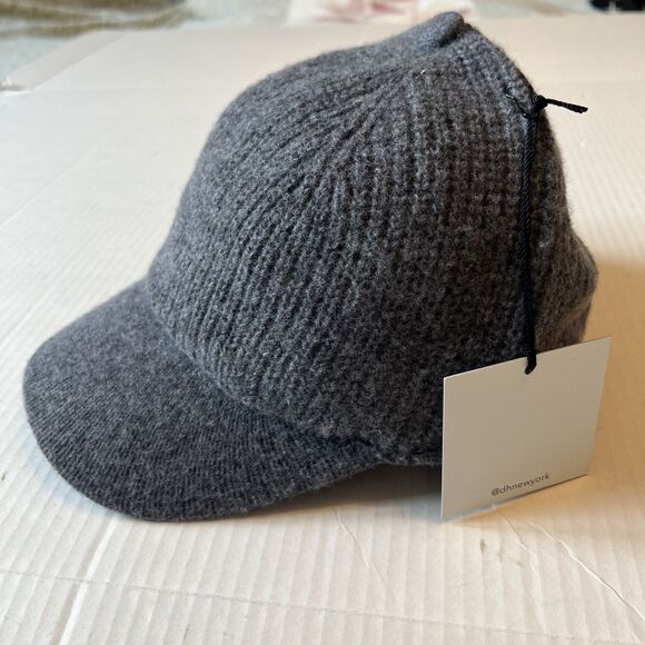 Design History DH OS Wool Blend Knit Gray Cap Adjustable  Strap NWT main image 5